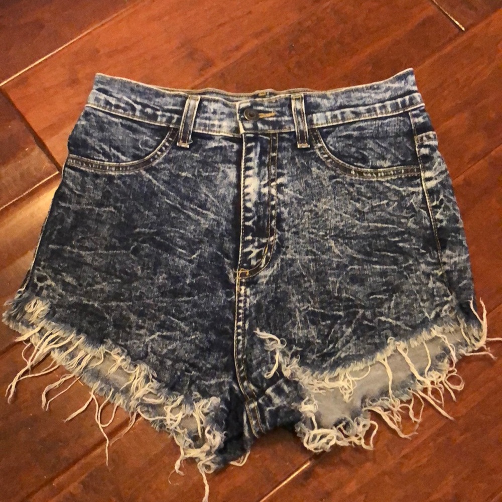 GJG High Waisted Denim Shorts Size L